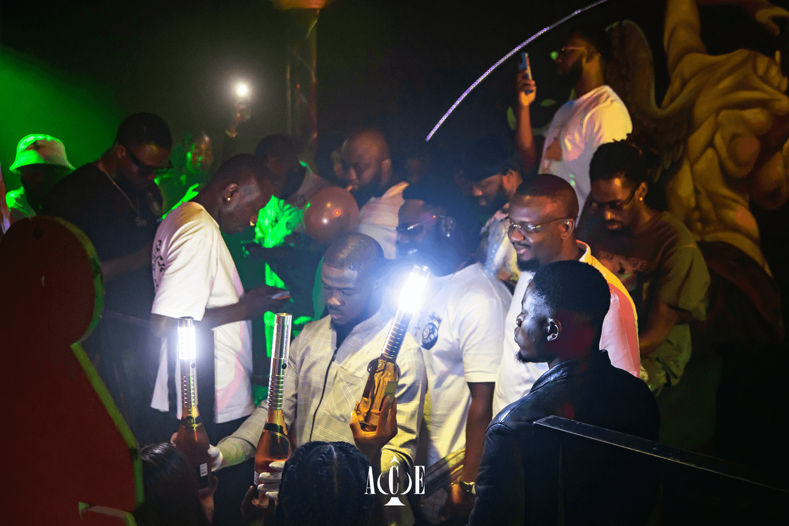 Nightlife Crowd at Ace Nightclub